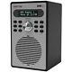 Azatom Dab Dab+ Digital Fm Radio Speaker Alarm Clock Retro Wood Foxton 2 (r)