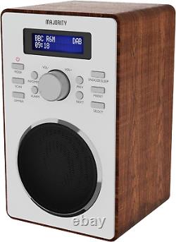 Barton Radio, DAB, DAB+ Digital and FM, Retro Design, Mains Powered, Dual Alarm