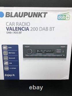 Blaupunkt Valencia 200 DAB BT Car Stereo Bluetooth USB Mechless Retro Ex-demo