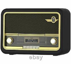 Bush Classic Super Retro Bluetooth DAB Radio Brown (A-)