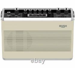 Bush Retro Bluetooth DAB Radio Cream Free 90 Day Guarantee