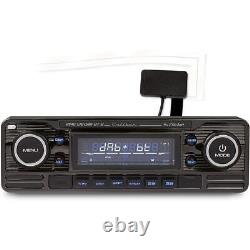 Caliber Retro Car Stereo DAB Radio Bluetooth SD USB AUX RMD120DAB-BT/B USED