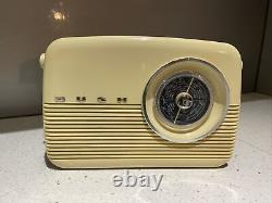 Cream Bush Retro Vintage Style Digital Radio TR82BLU AM FM DAB LCD