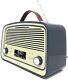 Dab-38 Retro Dab/dab+ Digital & Fm Portable Radio Alarm Clock Battery/mains