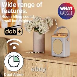 DAB, DAB+ Digital and FM Bluetooth Radio Battery and Mains Powered Portable DA