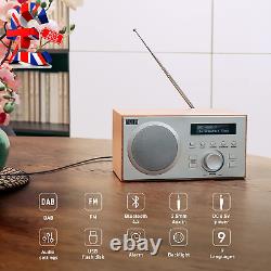 DAB + Radio with Bluetooth Speaker MB420 DAB FM Digital Tuner Du