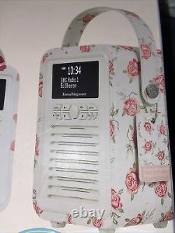 Emma Bridgewater Retro Mini DAB/DAB+/FM/Bluetooth Floral Radio Rose And Bee