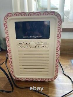 Emma Bridgewater Retro Mini Dab/fm Radio & Bluetooth Speaker Sampler Love Pink