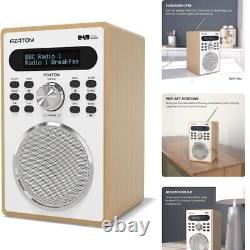 Enhanced DAB/DAB+ Radio with Bluetooth & Presets Premium Oak Design