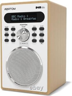 Enhanced DAB/DAB+ Radio with Bluetooth & Presets Premium Oak Design