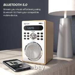 Enhanced DAB/DAB+ Radio with Bluetooth & Presets Premium Oak Design