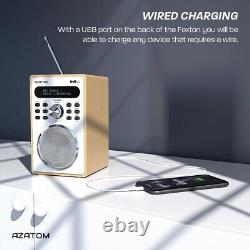 Enhanced DAB/DAB+ Radio with Bluetooth & Presets Premium Oak Design