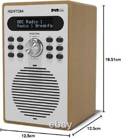 Enhanced DAB/DAB+ Radio with Bluetooth & Presets Premium Oak Design