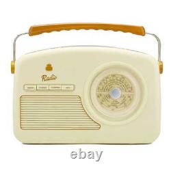 GPO Rydell Retro Portable DAB/FM Radio Cream