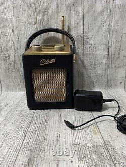Geuine Roberts Revival Mini Retro Style DAB Digital Radio Black And Gold Rare