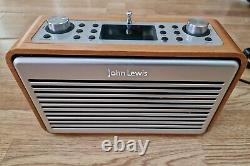 John Lewis retro-style DAB walnut 823 00101 radio