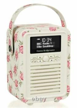 New Dawn Innovation VQ Retro Mini DAB+/FM Bluetooth Radio Emma Bridgewater Rose