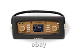 New Roberts Retro 50'S Revival RD70 DAB/DAB+/FM Portable Black Radio Bluetooth