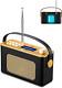 Premium Retro Dab / Dab + Fm Wireless Portable Radio With Rechargeable B