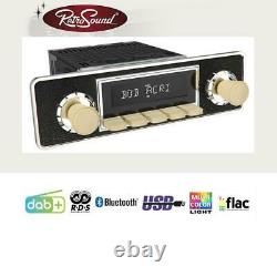 RETROSOUND RSD-Ivory 2DAB ENGINE 2DAB DAB + complete Set Ivory with accessories