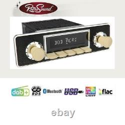 RETROSOUND RSD Ivory 2DAB ENGINE 2DAB DAB + complete Set Ivory with accessories