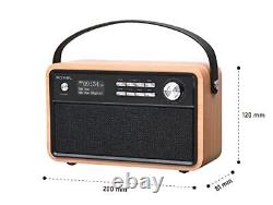 RETRO D1 Vintage DAB/FM Radio Wireless Speaker Bedside Alarm Clock