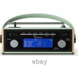 ROBERTS Rambler Portable DAB+/FM Retro Bluetooth Radio Green Currys