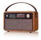 Roxel Retro D1 Vintage Dab/fm Radio Bluetooth Speaker Bedside Alarm