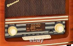 Radio Roadstar HRA1500DAB+ DAB & FM ALARM Radio Retro Vintage look NEW & Boxed