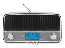 Radio Salon Vintage Look Rétro DAB+/FM Technologie Bluetooth Sans Fil Caliber