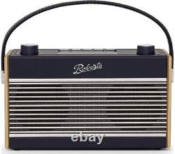 Rambler BT Portable DAB+/FM Retro Bluetooth Radio Navy Blue