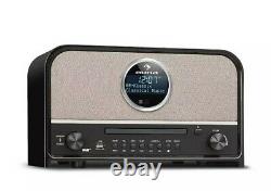 Retro Auna Radio DAB CD Bluetooth USB Portable MP3 Player LCD Display Alarm