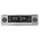 Retro Car Stereo 300 Dab/bt Digital Radio Bluetooth Front Usb Aux Chrome & Black