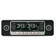 Retro Car Stereo 301 Dab/bt Digital Radio Bluetooth Front Usb Aux Black & Chrome