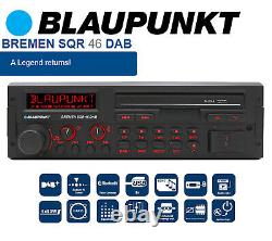Retro Car Stereo Radio Blaupunkt Bremen SQR 46 80s DAB USB MP3 SD Bluetooth A2DP