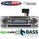 Retro Style Dab Bluetooth Usb 75x4 W Car Stereo Radio Player Silver Rmd120dab-bt
