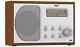 Retro Style Wood Effect Dab Radio Mains Or Battery Operated Fm/dab 20 Presets Uk