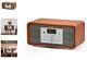 Retro Wooden Dab Digital & Fm Radio With Wireless Connection Light Brown Mc276
