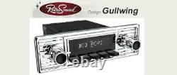 Retrosound RSD Gullwing 6 DAB set Gullwing Car Radio for Oldtimer and US-Cars