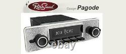 Retrosound RSD-Pagoda 6 DAB + Set Pagoda Car Radio for Oldtimer and US-Cars