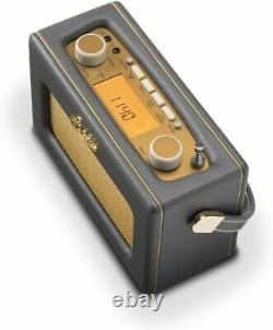 Roberts Digital Compact Radio DAB/DAB+/FM with Alarm Charcoal Grey UNO