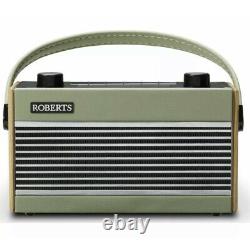 Roberts Rambler BT Retro Bluetooth Portable Tabletop DAB FM Radio Green