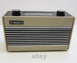 Roberts Rambler BT Retro/Digital Portable Bluetooth Radio, DAB/DAB+/FM Cream