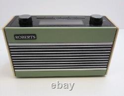 Roberts Rambler BT Retro/Digital Portable Bluetooth Radio, DAB/DAB+/FM Green