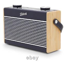 Roberts Rambler Max 1970's Retro Style Radio Navy Blue