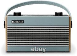 Roberts Rambler Portable DAB+ FM Bluetooth Retro Radio Blue