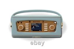 Roberts Retro Revival RD70 DAB/DAB+/FM Portable Duck Egg Blue Radio Bluetooth