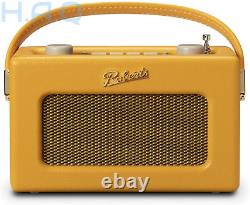 Roberts Rev-Uno Retro DAB+/FM Portable Radio with Bluetooth Sunburst Yellow