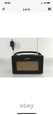Roberts Revival RD70 Retro Portable DAB Radio with Bluetooth In Black