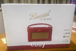 Roberts Revival iStream3 Portable Retro Smart Digital Radio Berry Red